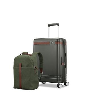 Samsonite Virtuosa 2 Piece Set Backpack & 21 Carry On Spinner Luggage - Green