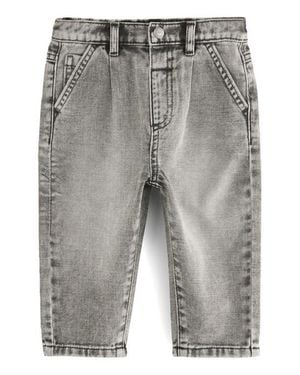 Next Kids' Straight Leg Jeans - Gray