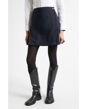 Burberry Nadina Pleated Miniskirt - Blue