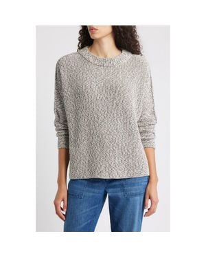 Frank & Eileen Montecito Cotton Sweater - Gray