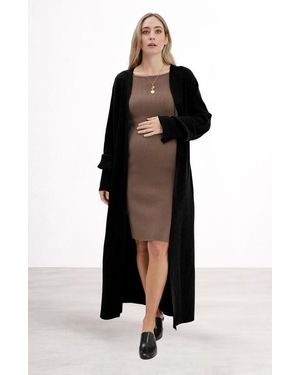 Nom Maternity Emaline Cardigan - Black
