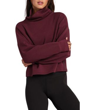 Rhone Dreamglow Mock Neck Top - Red
