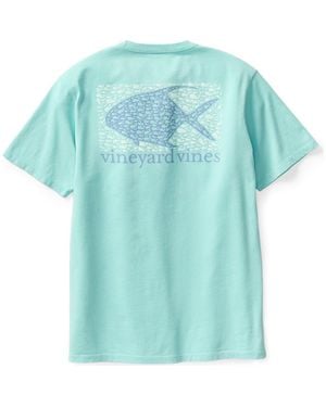 Vineyard Vines Big & Tall Tarpon Whale T-Shirt - Blue