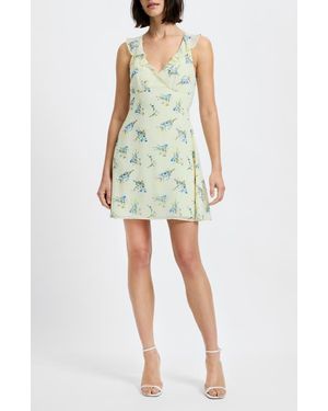 French Connection Marina Ditsy Floral Babydoll Minidress - Green