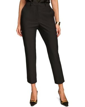 Donna Karan Slim Ankle Pants - Black