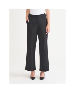 Misook Naomi Wide Leg Luxestretch Ponte Pant - Black
