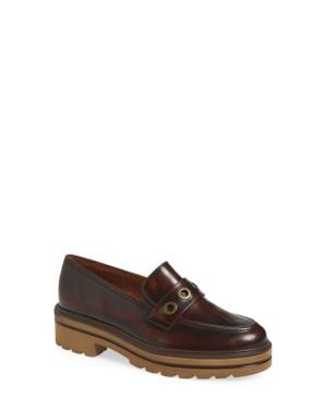 Paul Green Billie Lug Sole Loafer - Brown