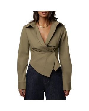 JLUXLABEL Sculpt And Form Blouse - Green
