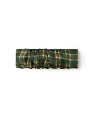 OLAH Grevelyn Silk Hair Barrette Clip - Green