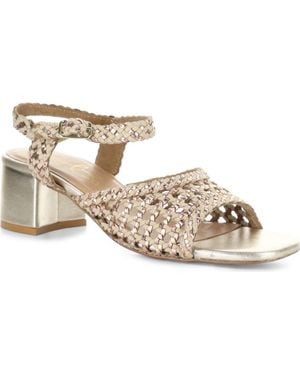 Bos. & Co. Wendi Ankle Strap Sandal - Metallic