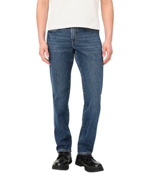WARP+WEFT Straight Fit Stretch Denim Jeans - Blue