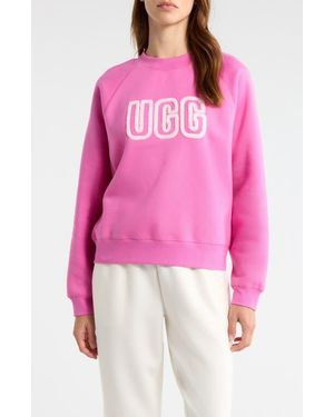 UGG Logo Crewneck Sweatshirt - Pink
