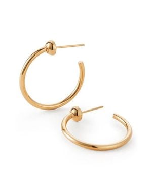 Jenny Bird Mini Icon Hoop Earrings - Metallic