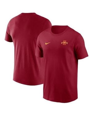 Nike Iowa State Cyclones 2025 Sideline Legend Performance T-Shirt - Red