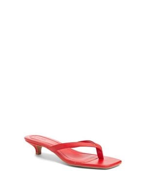 Open Edit Tori Kitten Heel Sandal - Red