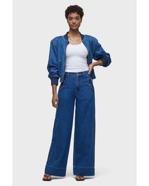 Hudson Jeans James Trouser Wide Leg - Blue