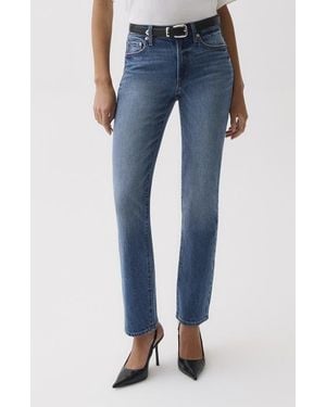 Pistola Aleks Ankle Straight Leg Jeans - Blue