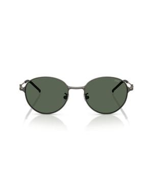 DIESEL 52Mm Round Sunglasses - Green