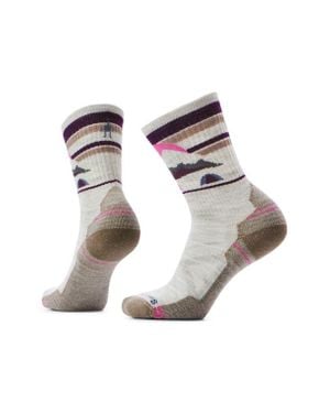 Smartwool Mountain Moon Hike Light Cushion Crew Socks - Multicolor