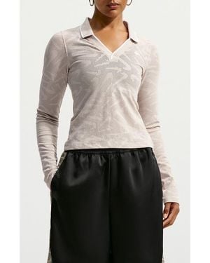 Nike Long Sleeve Performance Polo - Multicolor