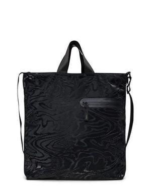 Rains Dash Waterproof Coated Canvastote - Black