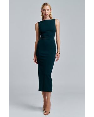 BWLDR Shian Midi Dress - Blue