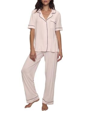 Eberjey Gisele Short Sleeve Pant Pajamas - Multicolor
