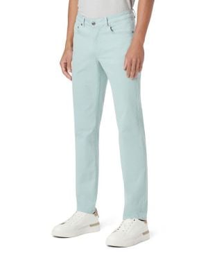 Bugatchi Preston Straight Leg Five Pocket Pants - Blue