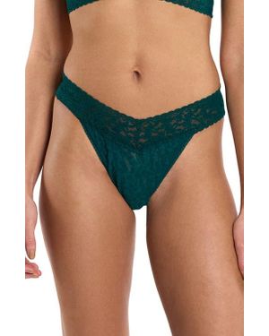 Hanky Panky Original Rise Thong - Blue