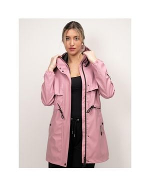 Jacket Aurora Cape Raincoat - Pink
