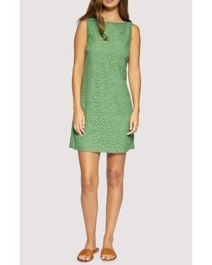 Lost + Wander Marisol Floral Lace Shift Minidress - Green