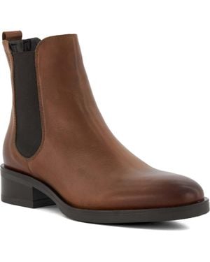 Dune Panoramic Chelsea Boot - Brown