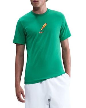 Nike Sportswear Cotton Graphic T-Shirt - Green