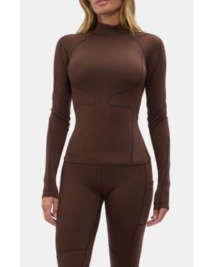 Halfdays Fay Base Layer Top - Brown