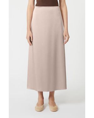 Weekend by Maxmara Angelo Satin Skirt - Pink