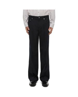 Helmut Lang Five-Pocket Gabardine Dress Pants - Black