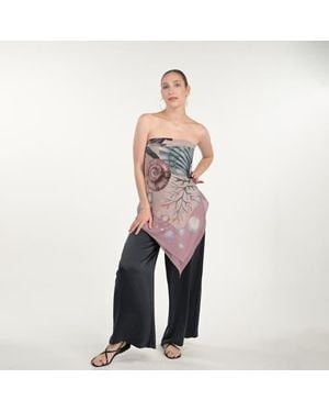Silk&Soul Shells And Pearls Scarf - Orange