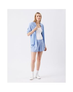 Ripe Maternity Abby Stripe Short - Blue