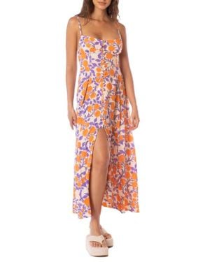 Maaji Sia Cover-Up Maxi Sundress - Red