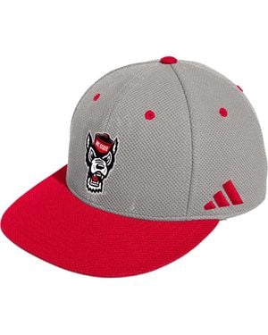 adidas Nc State Wolfpack On-Field Baseball Fitted Hat - Red