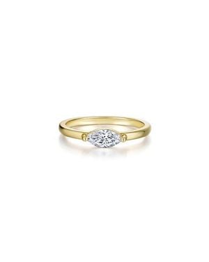Lafonn Classic Sola East/West Marquise Simulated Diamond Ring - Metallic