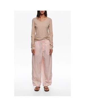 Bimba Y Lola Gathered Jogger Pants - Pink
