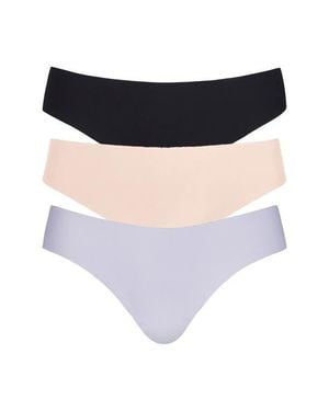 Commando Butter Assorted 3-Pack Thongs - Black