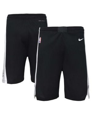 Nike Youth San Antonio Spurs Swingman Performance Shorts – Icon Edition - Black