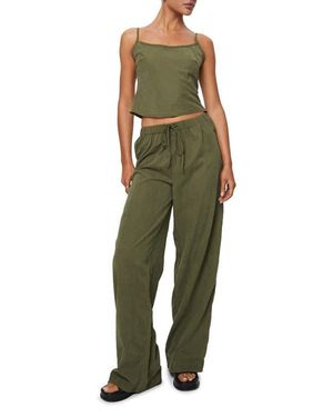 Princess Polly Paigey Camisole & Wide Leg Pants Set - Green