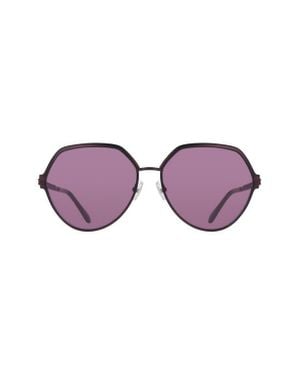 Ferragamo 62Mm Oversize Tea Cup Sunglasses - Purple