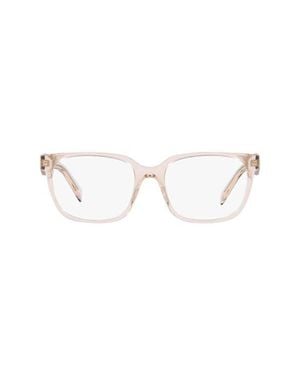 Prada 54Mm Rectangular Optical Glasses - Multicolor