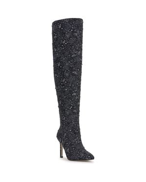 Jessica Simpson Earon Pointed Toe Over The Knee Boot - Black