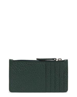 Maison Margiela Zip Card Holder - Green