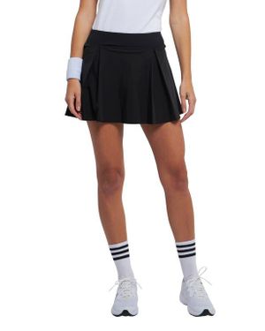 English Factory Sportswear Pleated Stretch Skort - Black